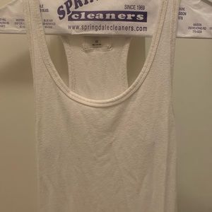 Abercrombie and Fitch white tank — xs